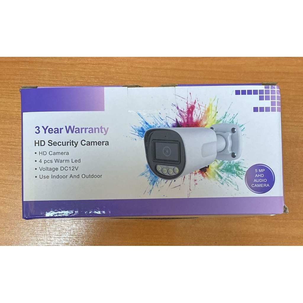 Ztech Zr-2050 5Mp Ahd Fullcolor Sesli 2.8Mm Bullet Dış Mekan