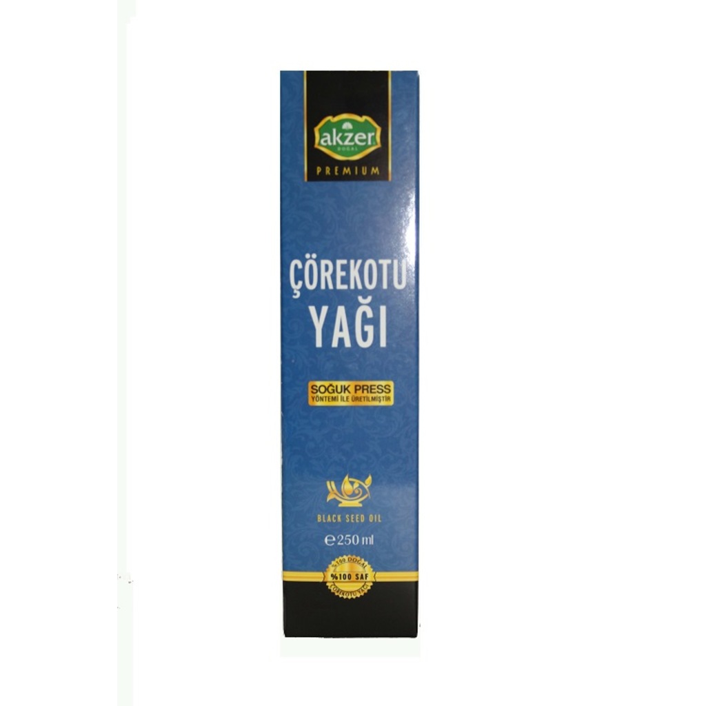 Akzer Çörekotu (Çörek otu) Yağı Soğuk Press 250 ml Ücretsiz Karg