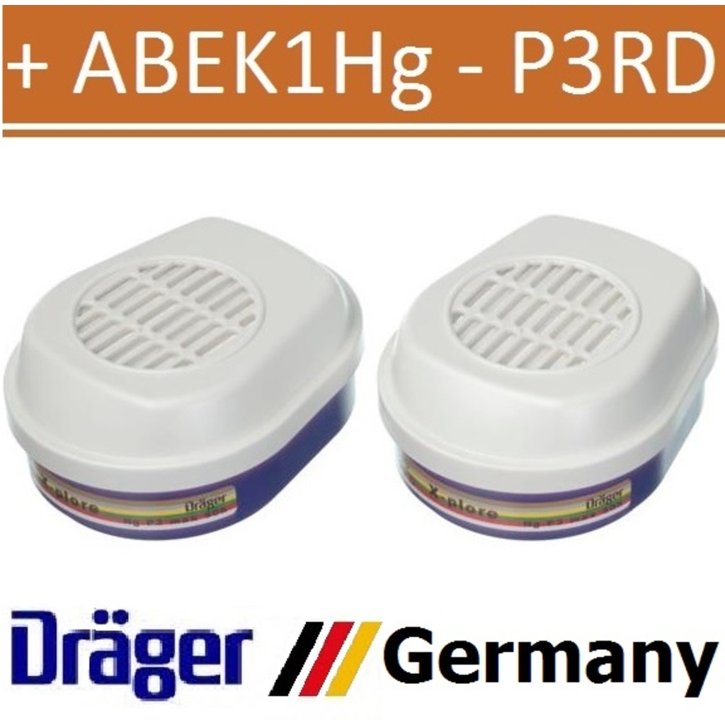 DRAGER ABEK1Hg-P3 Civa GAZ MASKESİ YEDEK FİLTRESİ