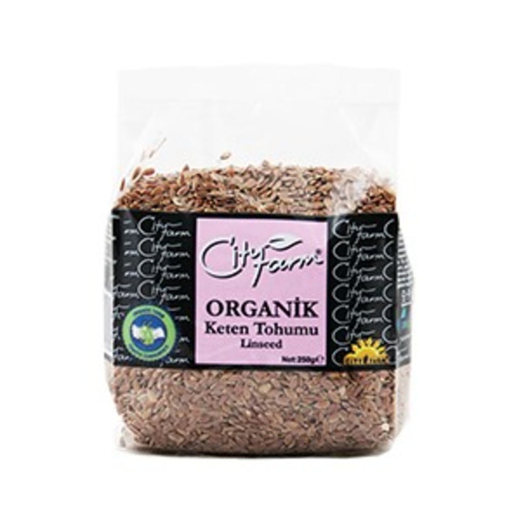 City Farm Organik Keten Tohumu 250 G