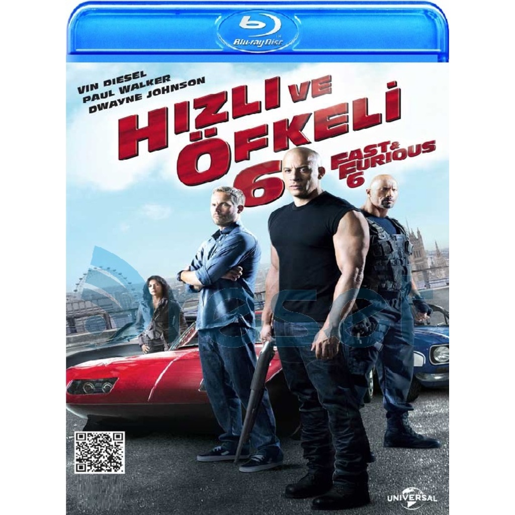 Fast And Furious 6 Blu Ray Cover
