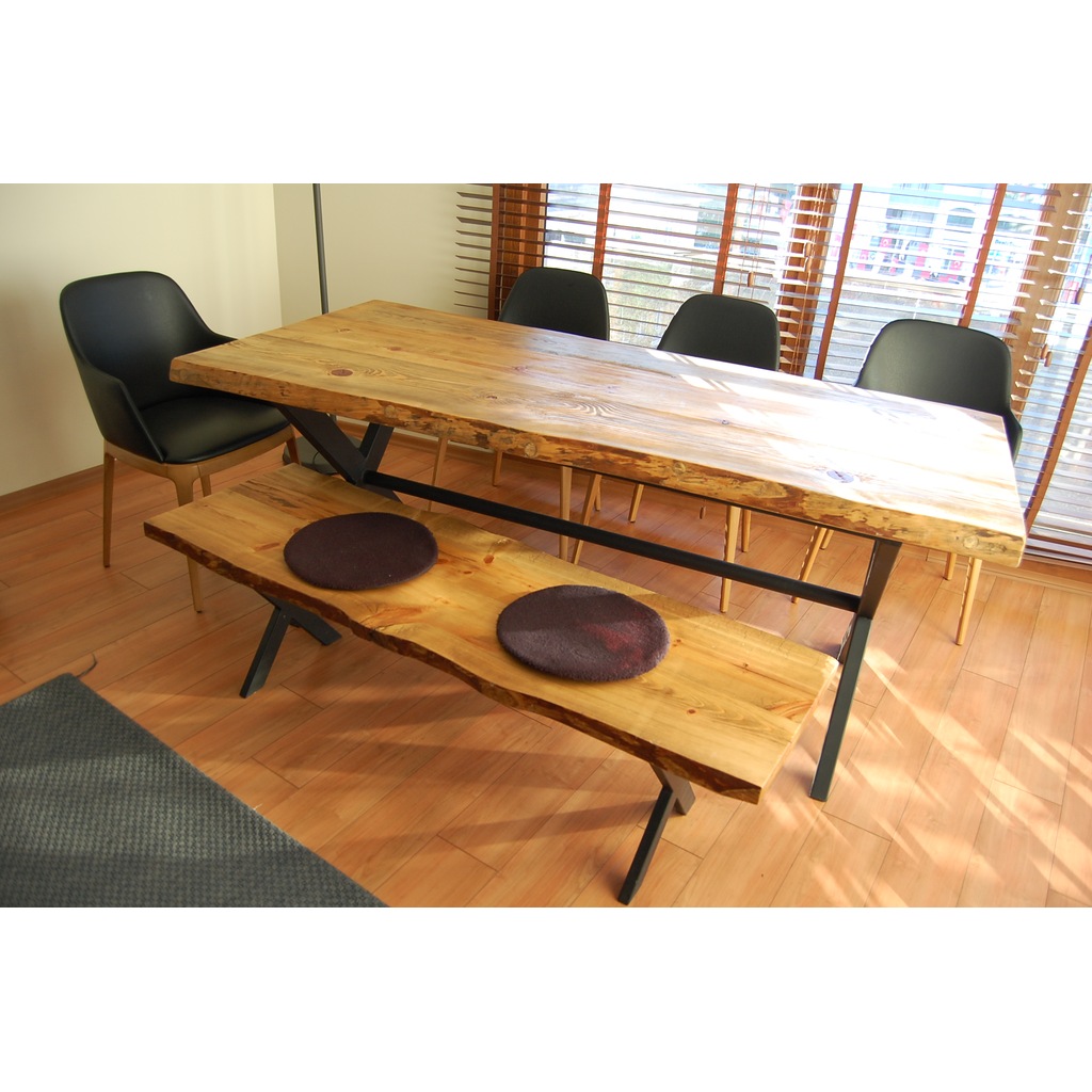 Loft Masif Dogal Kutuk Masa Bench Naturel Ahsap Fiyatlari Ve Ozellikleri