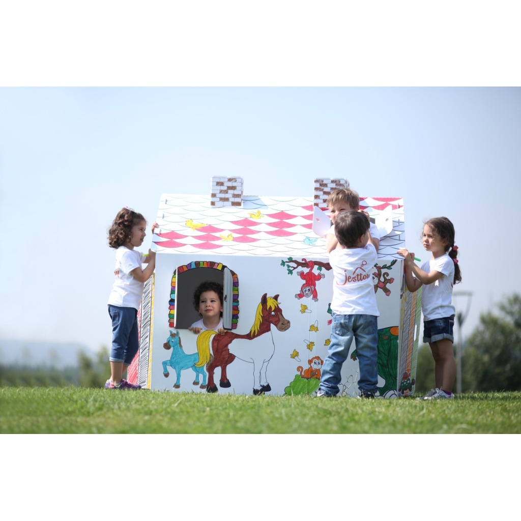 Jesttoy Boyanabilir Karton Oyun Evi Fiyatları ve Özellikleri