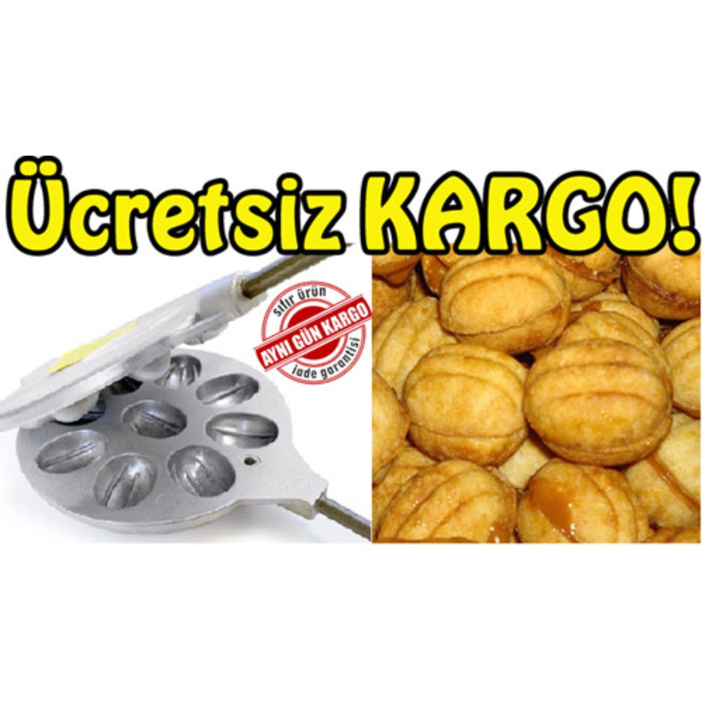 Ceviz Kurabiye Kalıbı