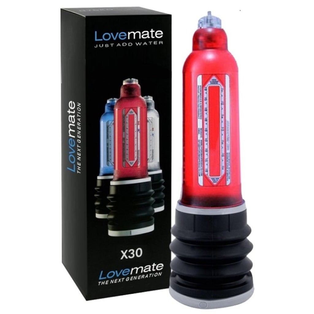 Мужской гидронасос Bathmate Hydromax X40 Brilliant Red для Увеличения Члена