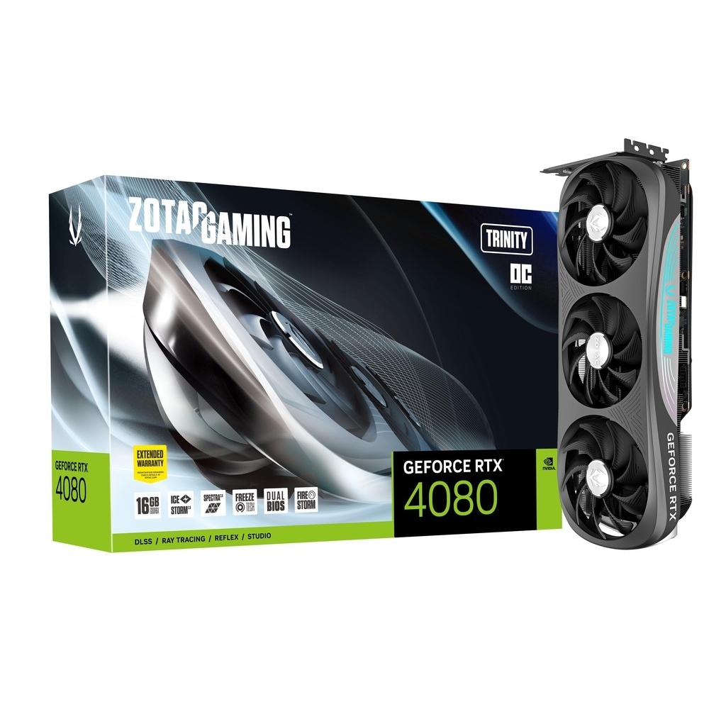 ZOTAC GAMING GeForce RTX 4080 本体 Zotac RTX 4080 Trinity OC ZT-D40810J-10P 256 Bit GDDR6X 16 GB