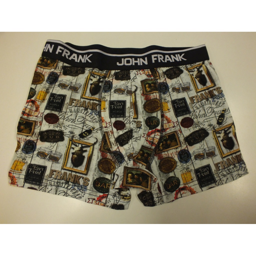 john frank erkek resimli boxer