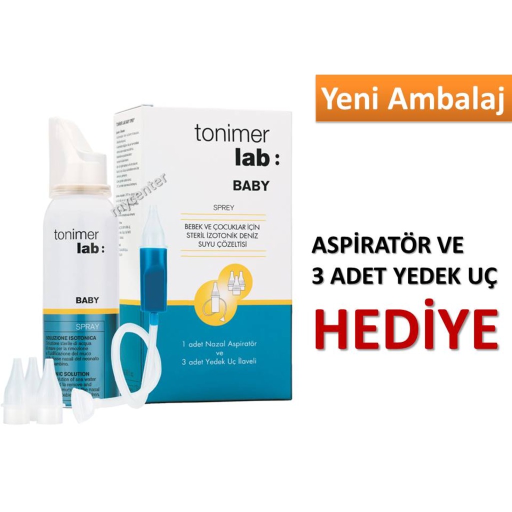 Tonimer Baby Sprey 100 Ml Aspirator Ve 3 Yedek Uc Hediye Skt04 22 Fiyatlari Ve Ozellikleri