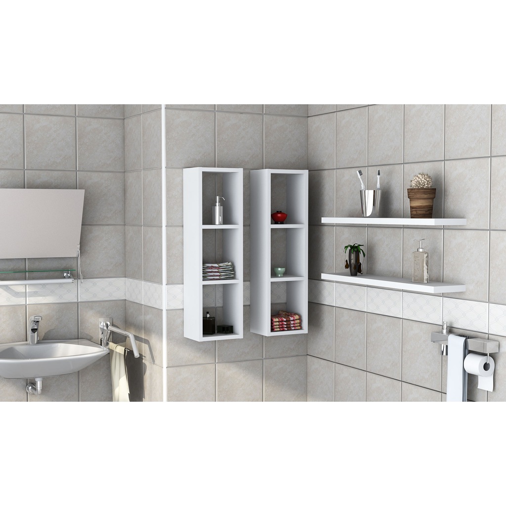 Hayal Banyo Duvar Rafı & Dolap Kitaplık Seti 557 - n11.com