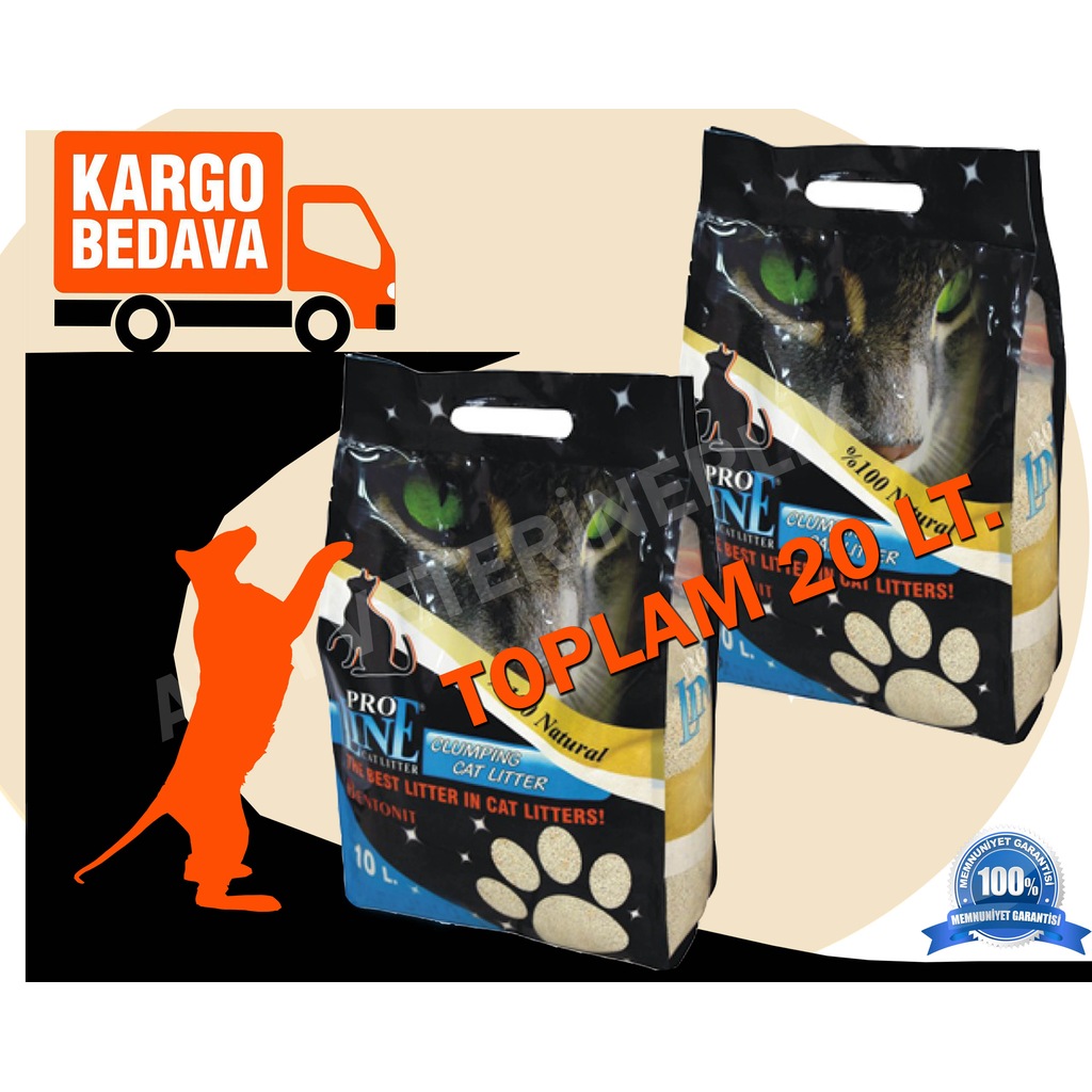 Proline Bentonit Topaklasan Kedi Kumu 10 10 20 Lt Fiyatlari Ve Ozellikleri