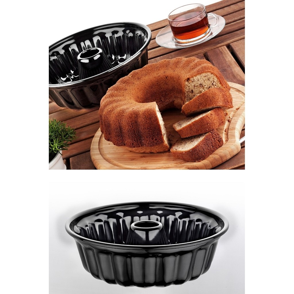 Nüsse Emaye Kek Kalıbı Yanmaz Yapışmaz