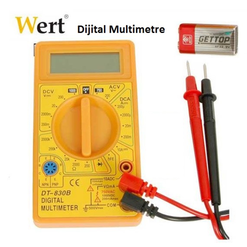 WERT 2450 Dijital Multimetre