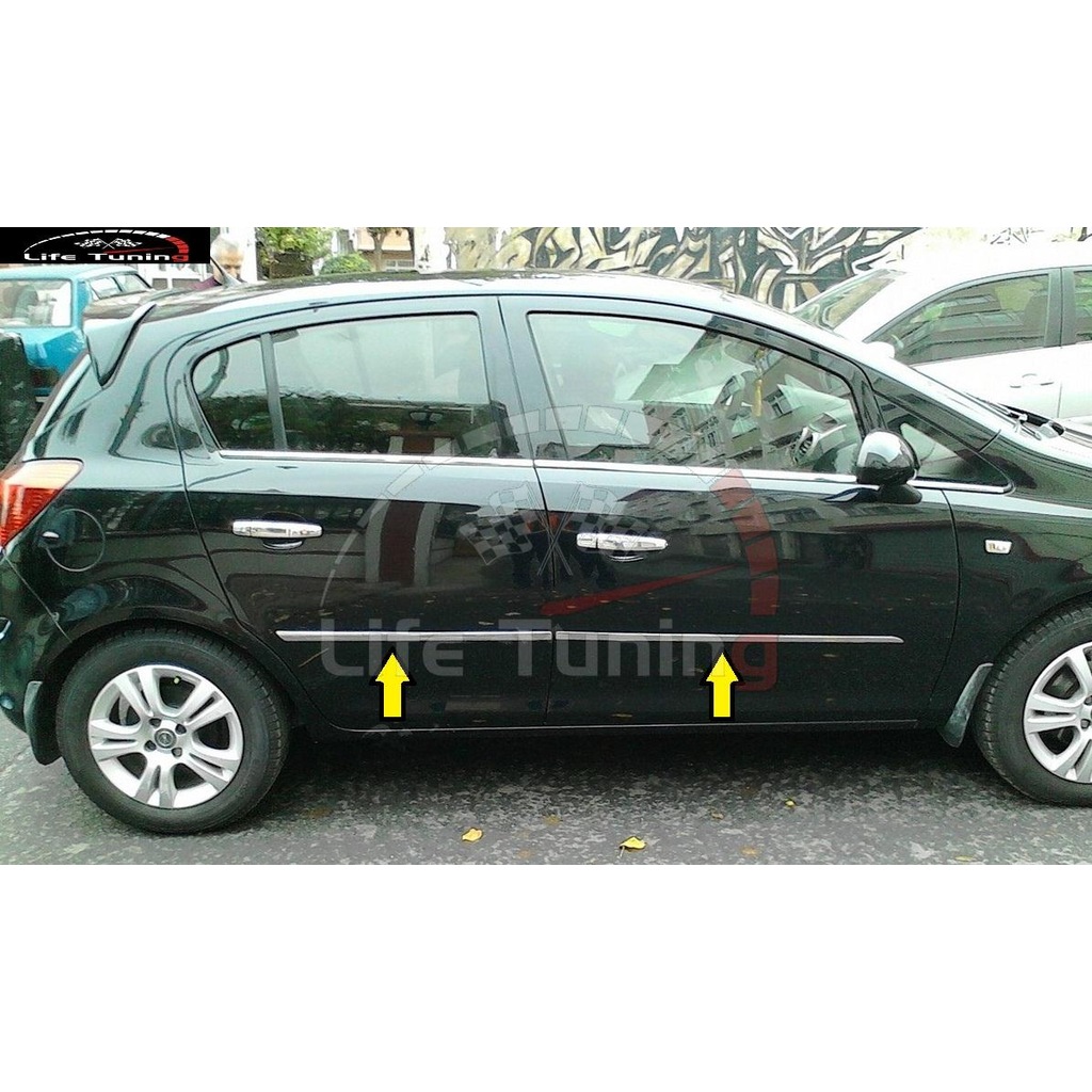 Opel Corsa D Krom Yan Kapi Citasi Aksesuari 4 Parca Fiyatlari Ve Ozellikleri