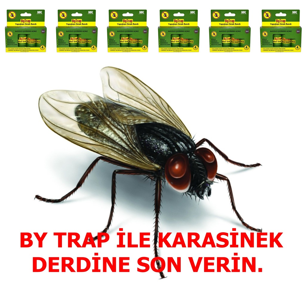 By Trap Yapiskan Karasinek Tuzagi Sinek Bandi 6 Li Set Fiyatlari Ve Ozellikleri