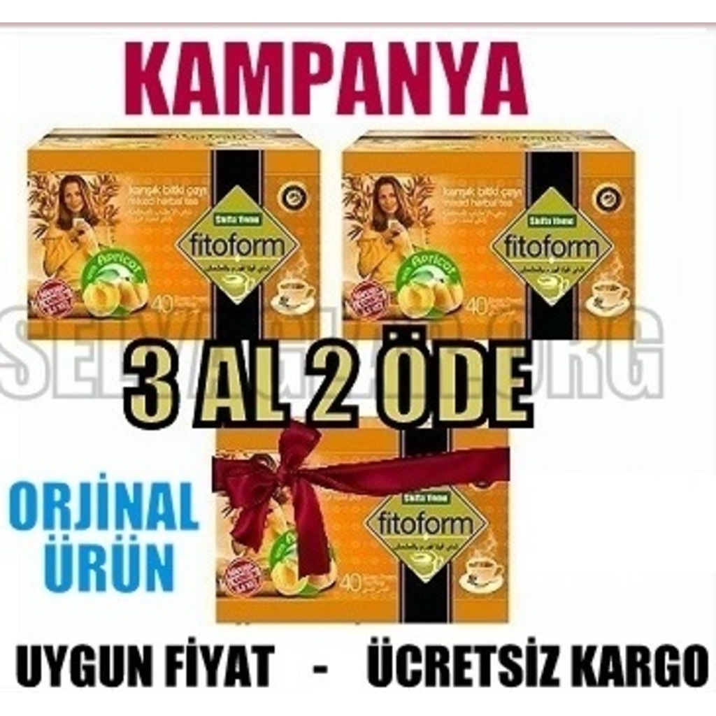 Fitoform Kayısılı Form Çayı - 3 Kutu