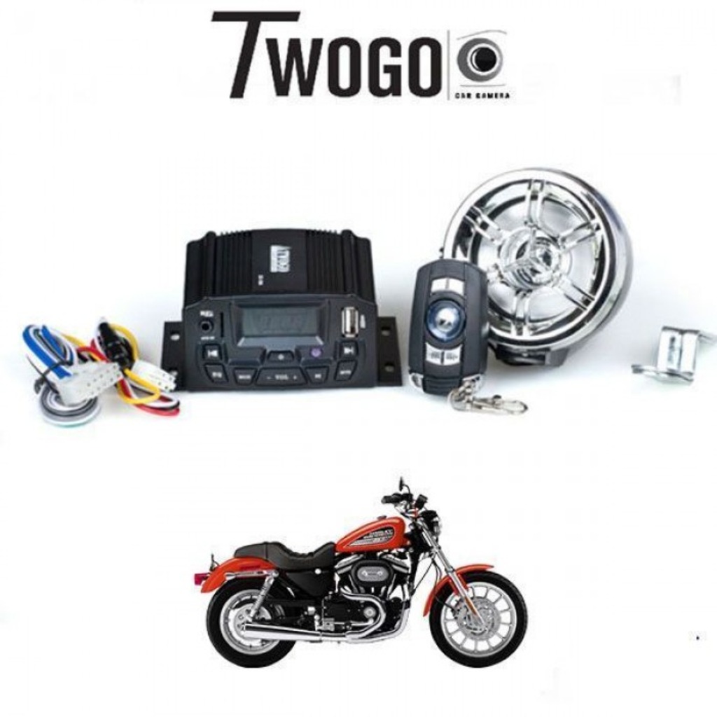Twogo Go-1000 Ekranlı Motorsiklet Usb Mp3 Çalar Alarm ...