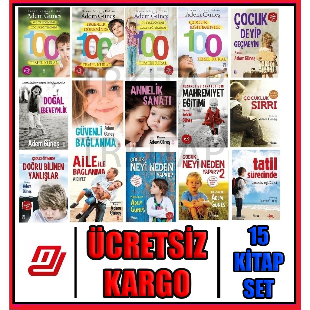 Pedagog Adem Gunes 15 Kitap Set Tum Kitaplari Fiyatlari Ve Ozellikleri