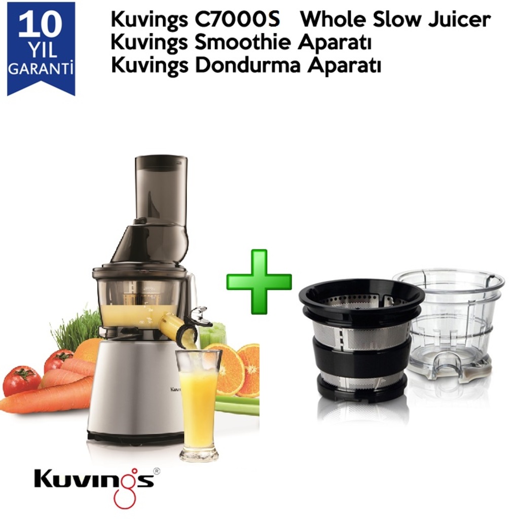 Kuvıngs C7000s Whole Slow Juıcer+smoothıe Ve Dondurma Aparatı