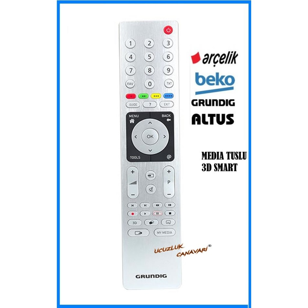 Arcelik Beko Led 3d Smart Tv Kumandasi Media Tuslu Fiyatlari Ve