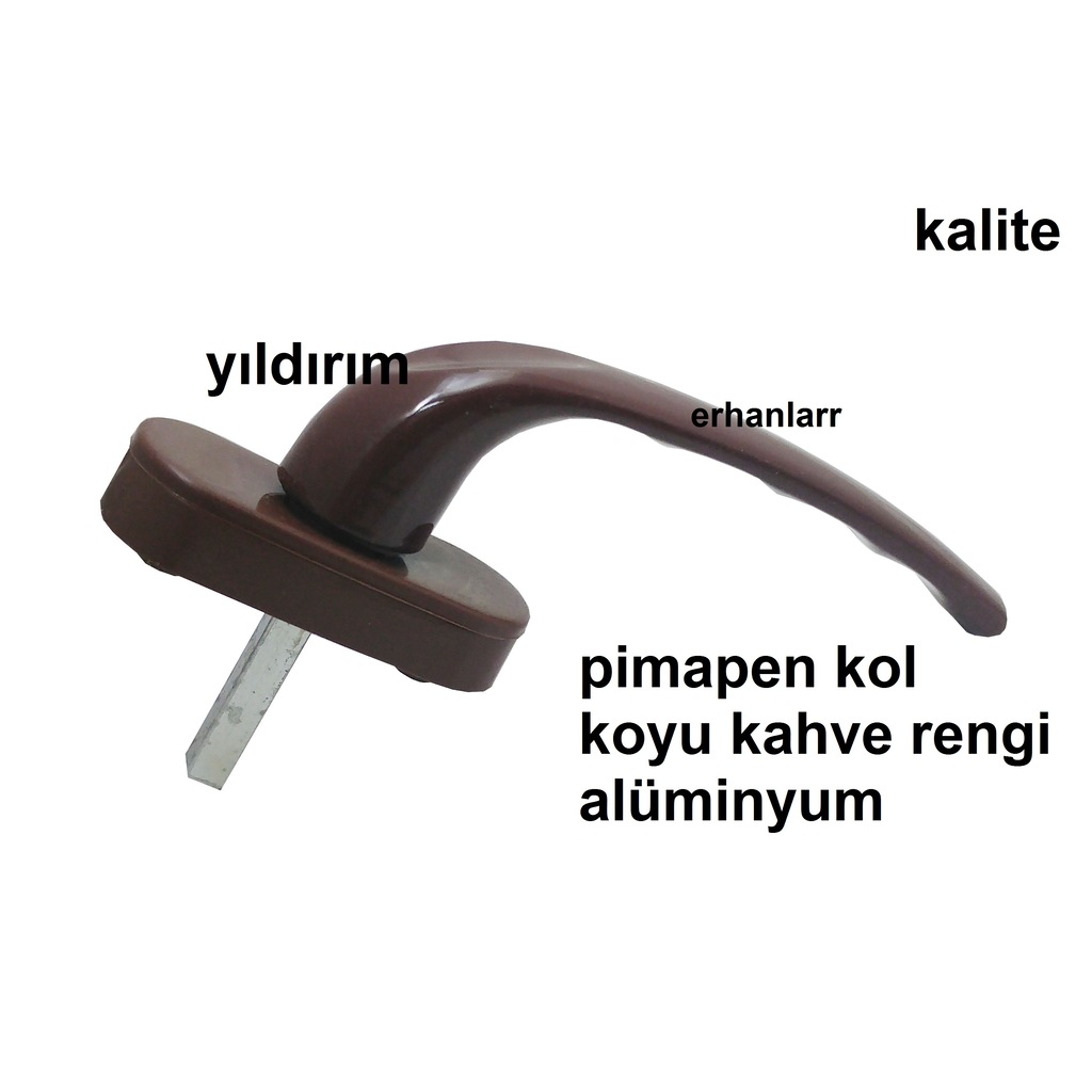 PİMAPEN PENCERE KOLU KAPI KOLU KOYU KAHVERENGİ Fiyatları ve Özellikleri