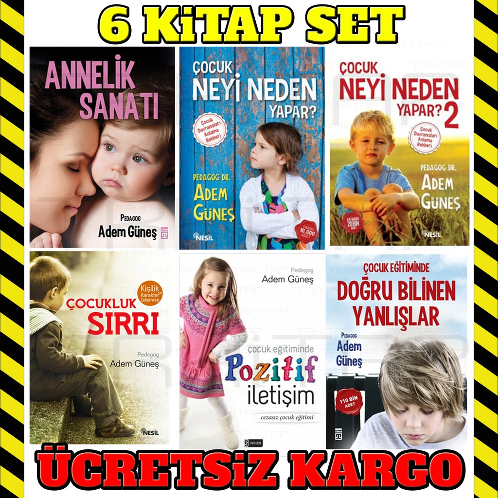Pedagog Dr Adem Gunes 6 Kitap Seti Fiyatlari Ve Ozellikleri