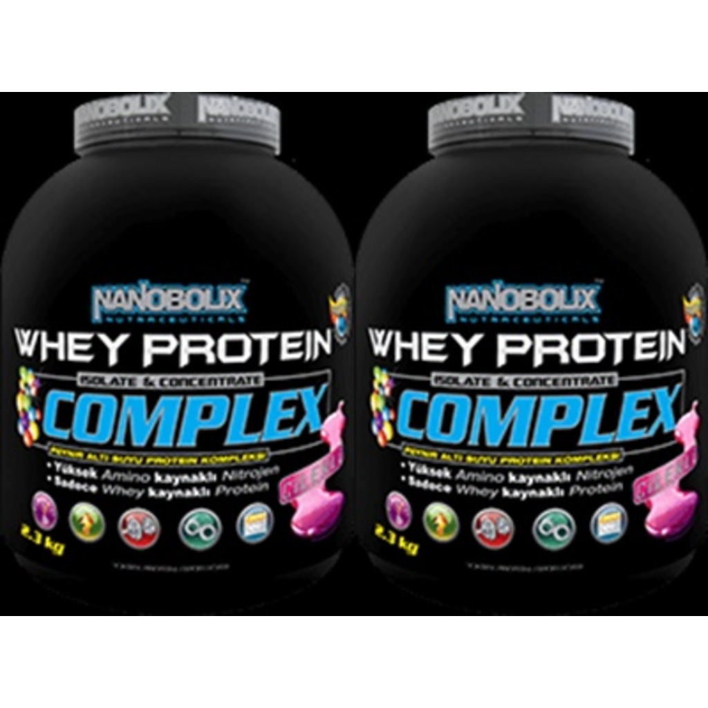 Nanobolix Whey Protein Complex 2.3 kg Çilekli 2 KUTU