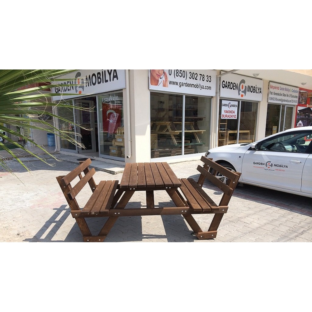 Garden Mobilya Sırt Dayamalı Piknik Masası 6 Kişilik Fiyatları ve