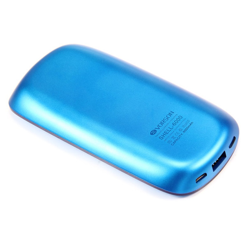 06930411 - Vorson Shell 2G 6000 mAh Taşınabilir Şarj Cihazı Mavi - n11pro.com 06930411 - Vorson Shell 2G 6000 mAh Taşınabilir Şarj Cihazı Mavi - n11pro.com