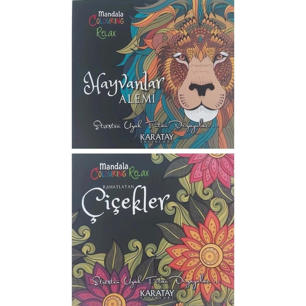 57296047 - Mandala Boyama Kitabı Seti Hayvanlar + Çiçekler - Karatay Yayınları - n11pro.com 57296047 - Mandala Boyama Kitabı Seti Hayvanlar + Çiçekler - Karatay Yayınları - n11pro.com