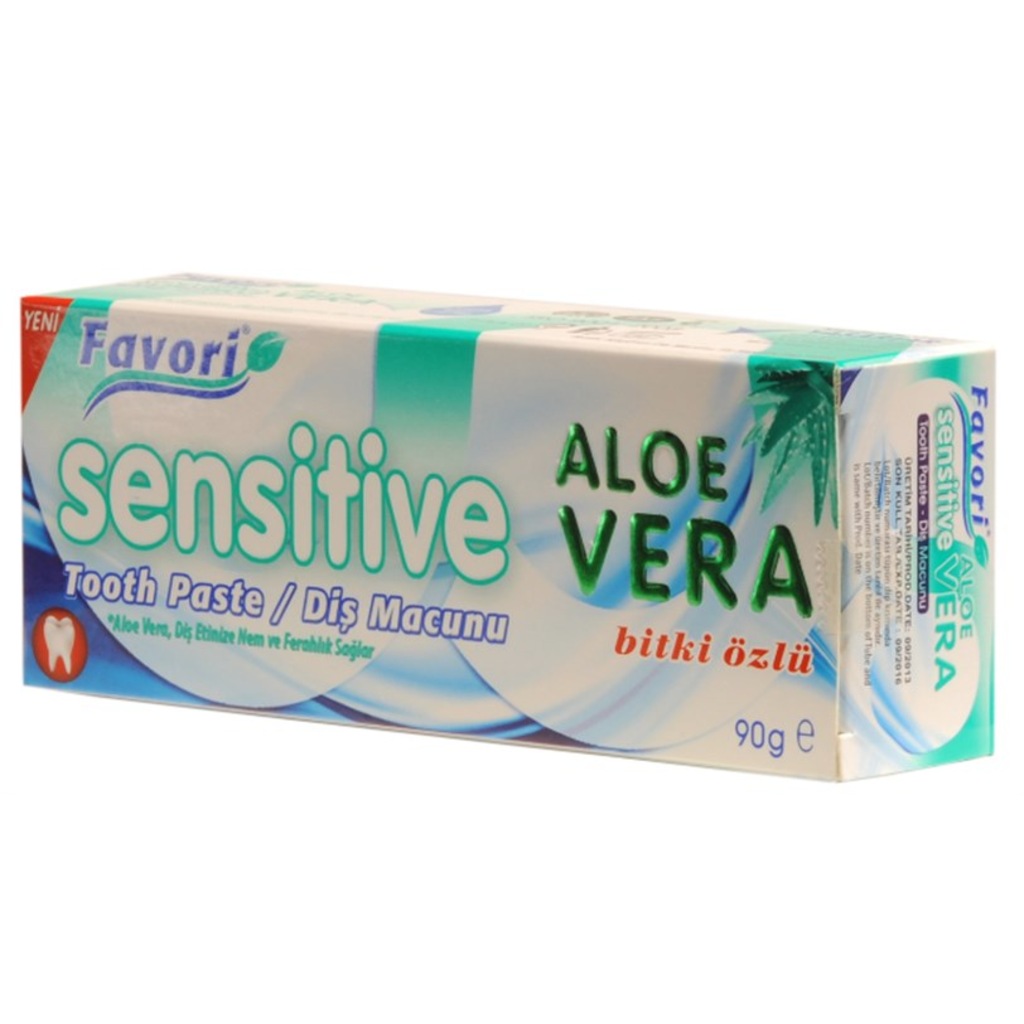 Favori Sensitive Aloe Vera Dis Macunu 90 Gr N11pro Com