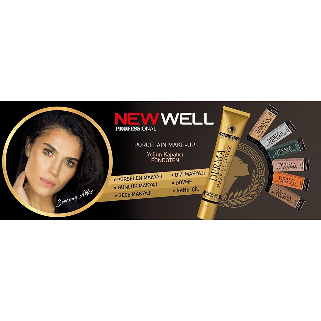 New Well Derma Cover Make Up Porselen Makyaj Kapatici Fondoten 5 N11pro Com