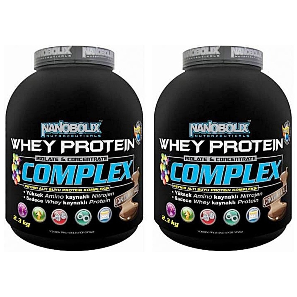 Nanobolix Whey Protein Complex 2.3 kg Çikolata 2 KUTU
