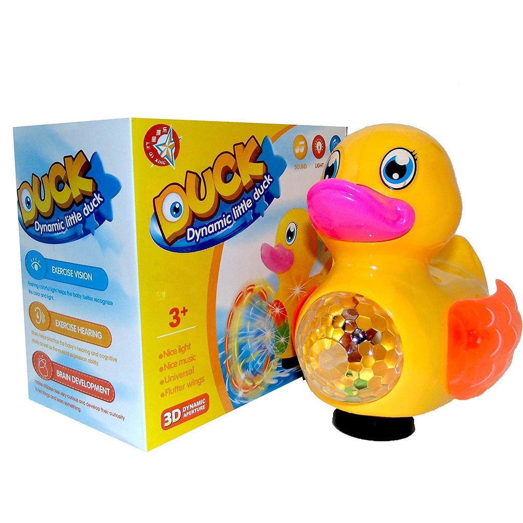 Işıklı Müzikli Şarkı Söyleyen Hareketli Ördek Civciv Bebek