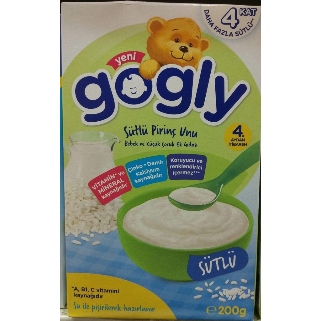 GOGLY PİRİNÇ UNU 200GR SÜTLÜ Fiyatları ve Özellikleri