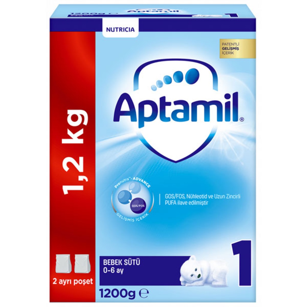 Aptamil 1 Bebek Sütü Yeni Formül 1200 gr