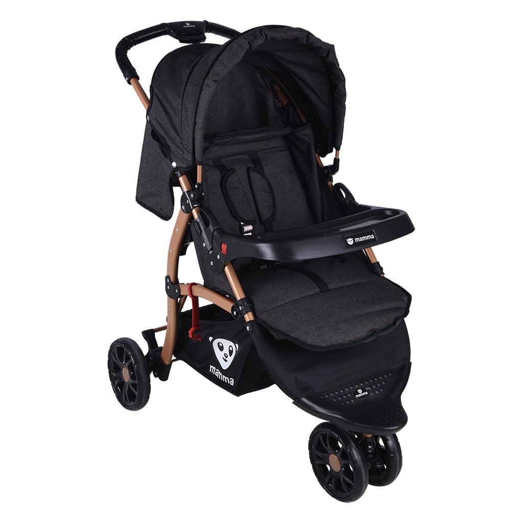 Mamma Panther Gold Jogger 3 Tekerlekli Deluxe Bebek
