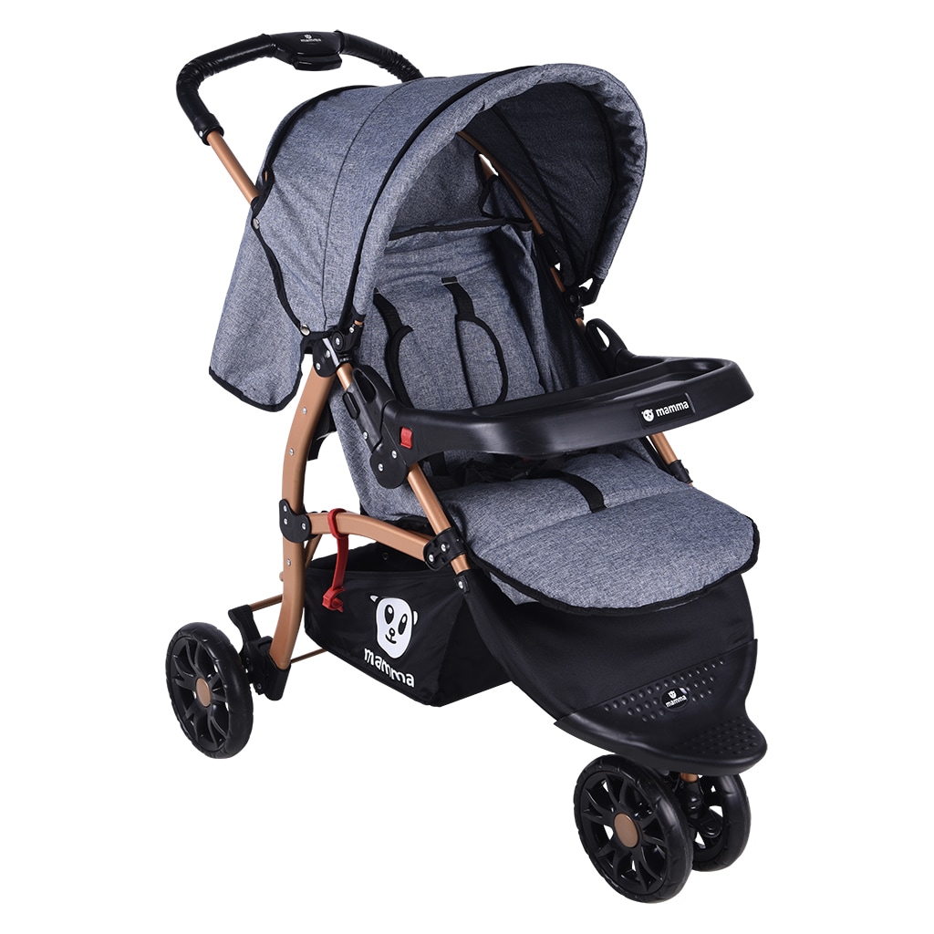 Mamma Panther Gold Jogger 3 Tekerlekli Deluxe Bebek