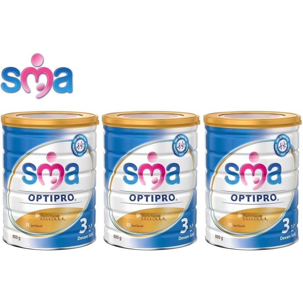 Sma 3 Optipro Bebek Maması 800 Gr X 3 Adet