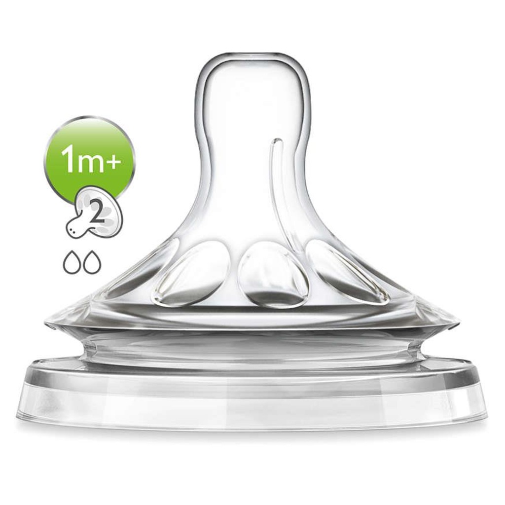 Philips Avent Natural Biberon Emziği 1 Ay+ 2 Numara
