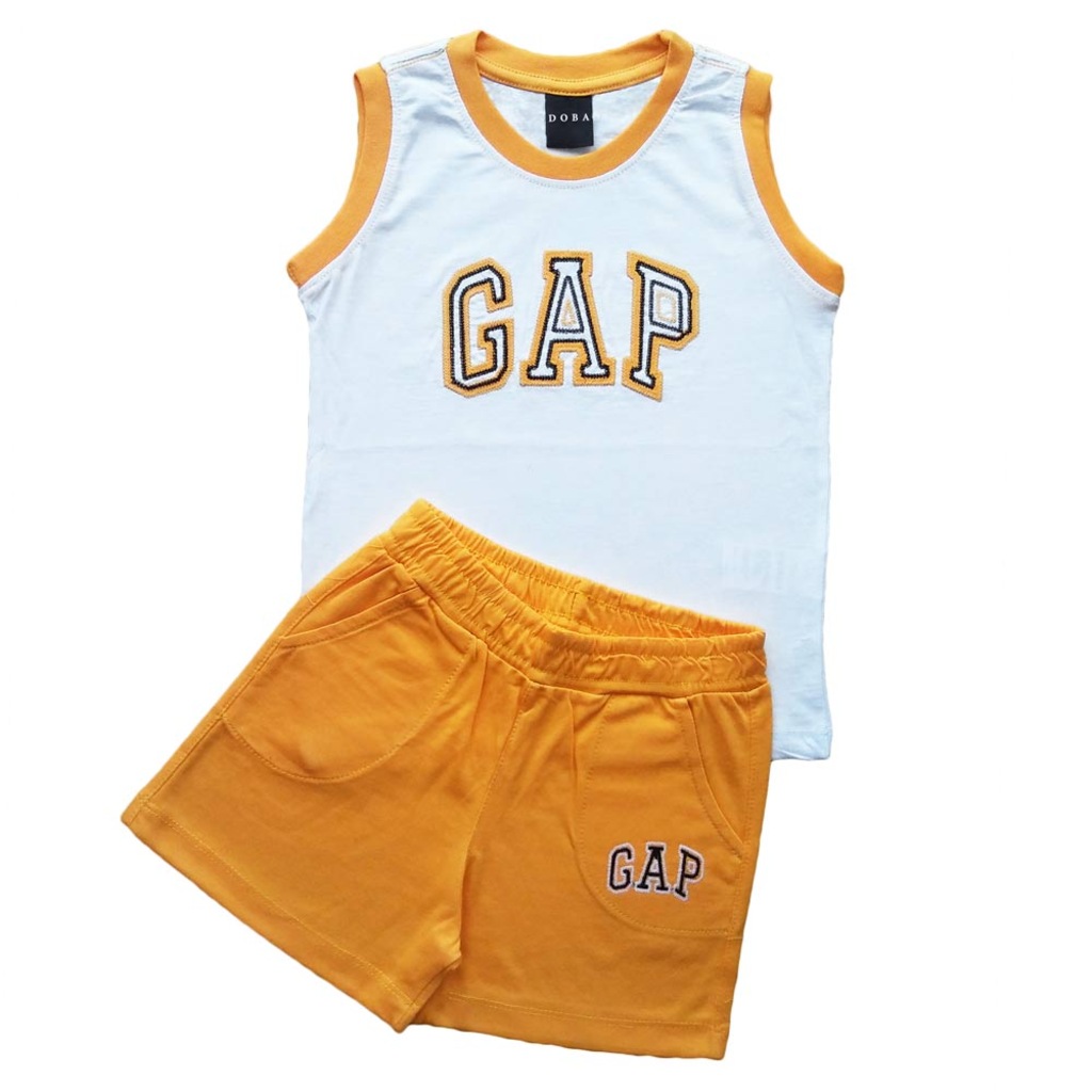 DobaKids Şortlu Askılı Bebek Takımı Erkek Bebek