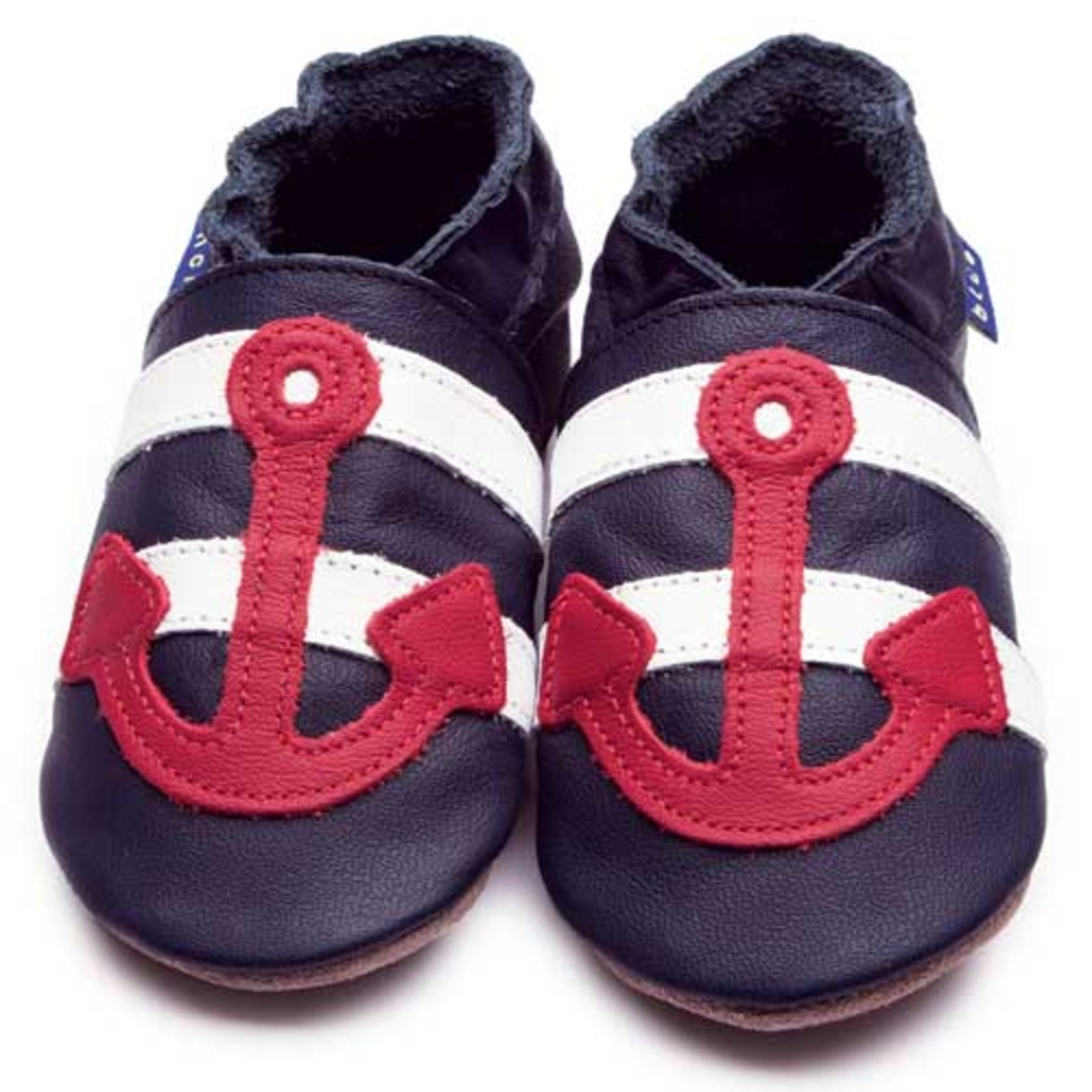 Sailor Navy Red inch Blue El Yapımı Hakiki Deriden Bebek