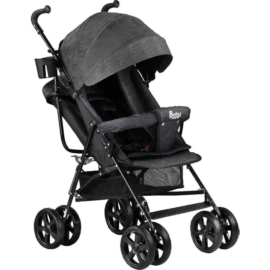Babyhope Sa7 Baston Bebek Arabası Siyah