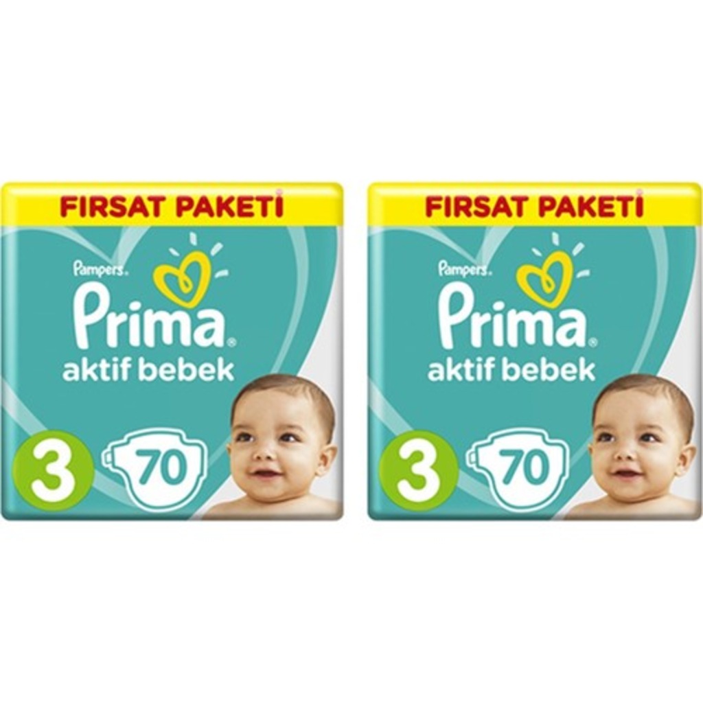 Prima Aktif Bebek Midi 3 Beden 70 X 2 140 Adet