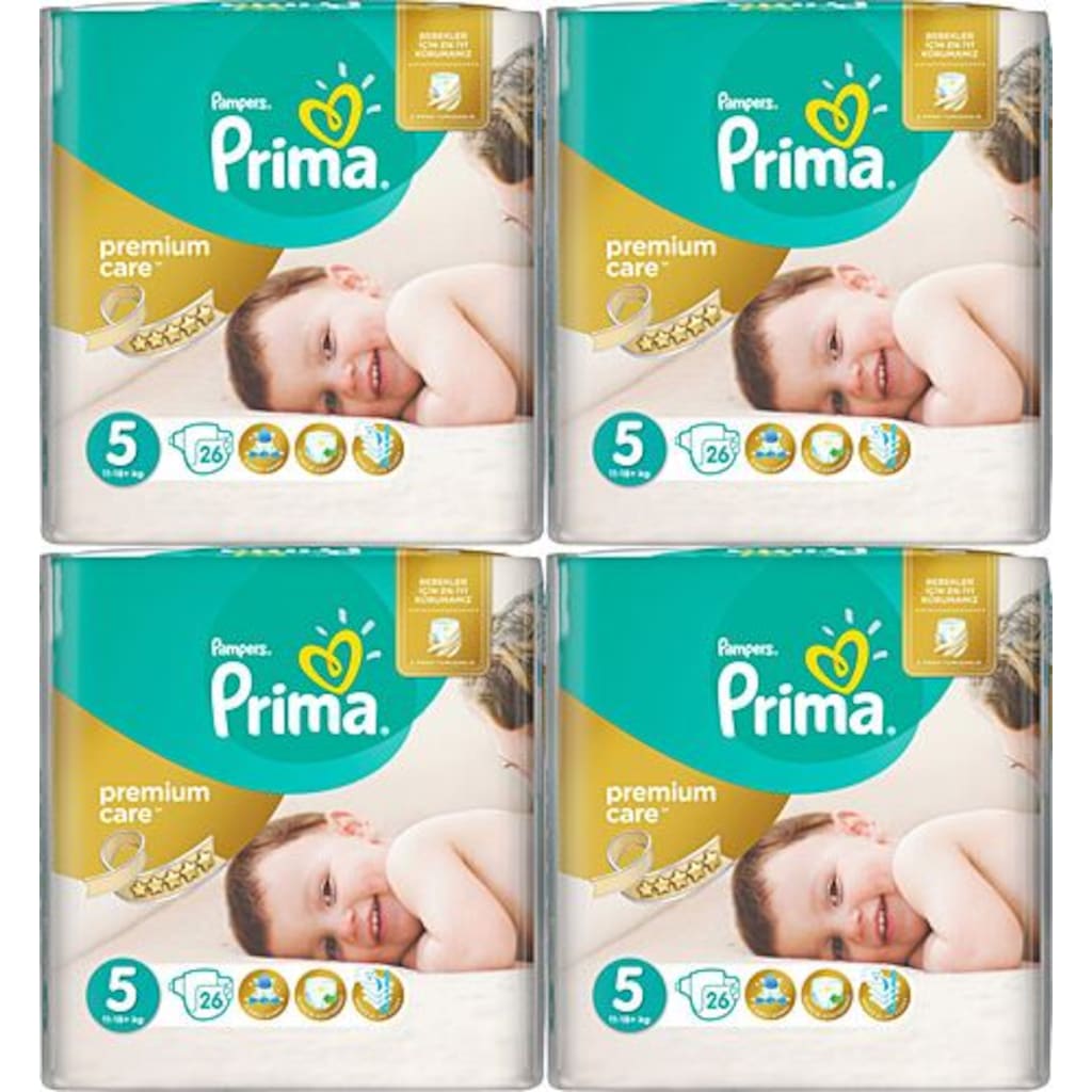 Prima Premium Care 5 Numara Bebek Bezi Yeni Ambalaj