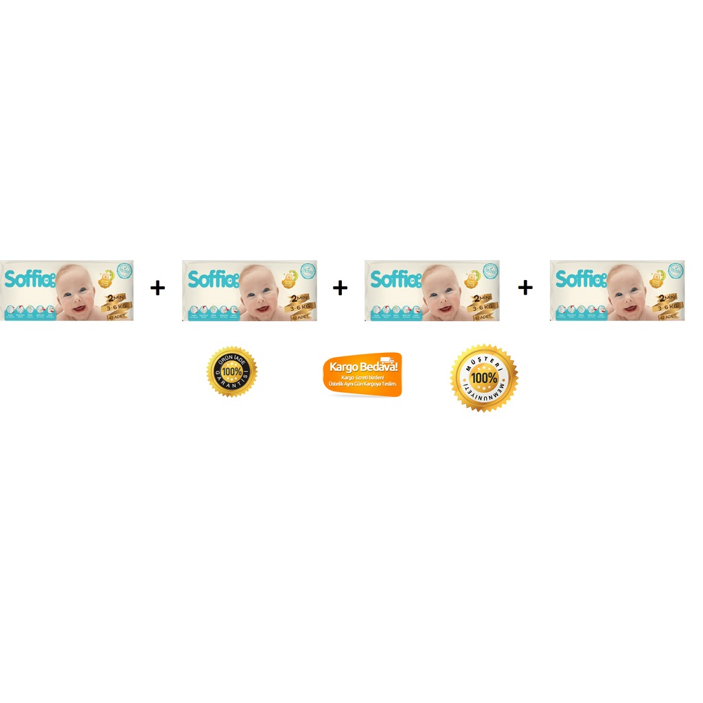 SOFFİO 2 NUMARA 42 ADET 42+42+42+42=168 4 ADET GÖNDERİLECEKTİR