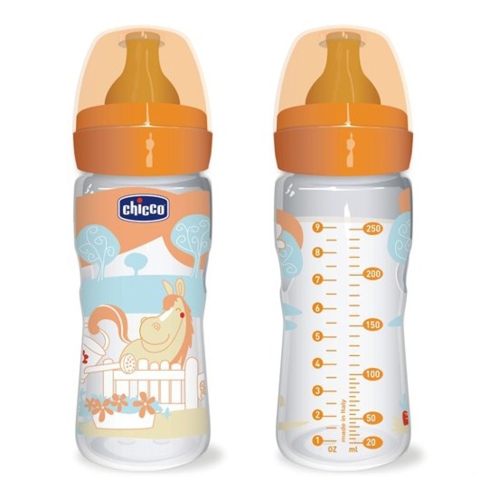 Chicco 60056 Biberon 250ml Kauçuk Akış Ayarlı Biberon 2 M+