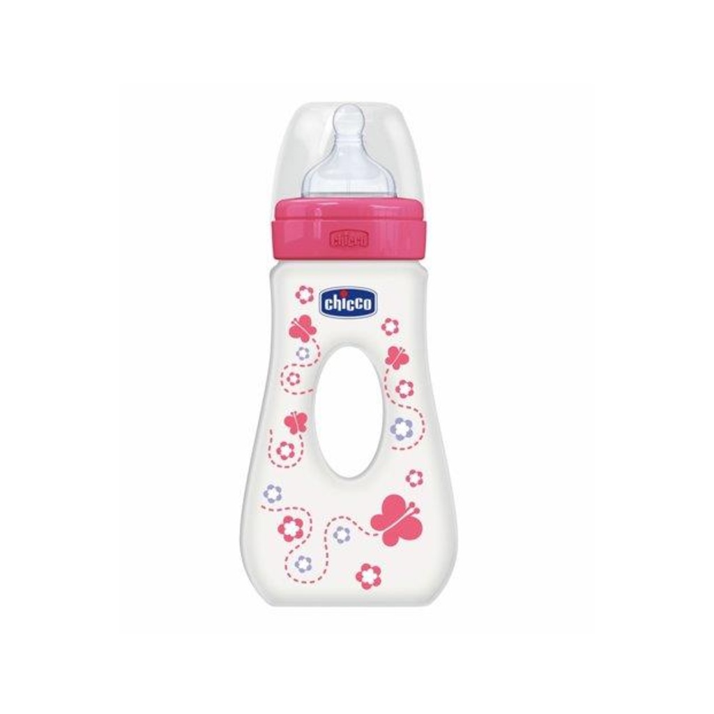 Chicco Well Being Seyahat Biberonu 240ml Silikon Emzikli