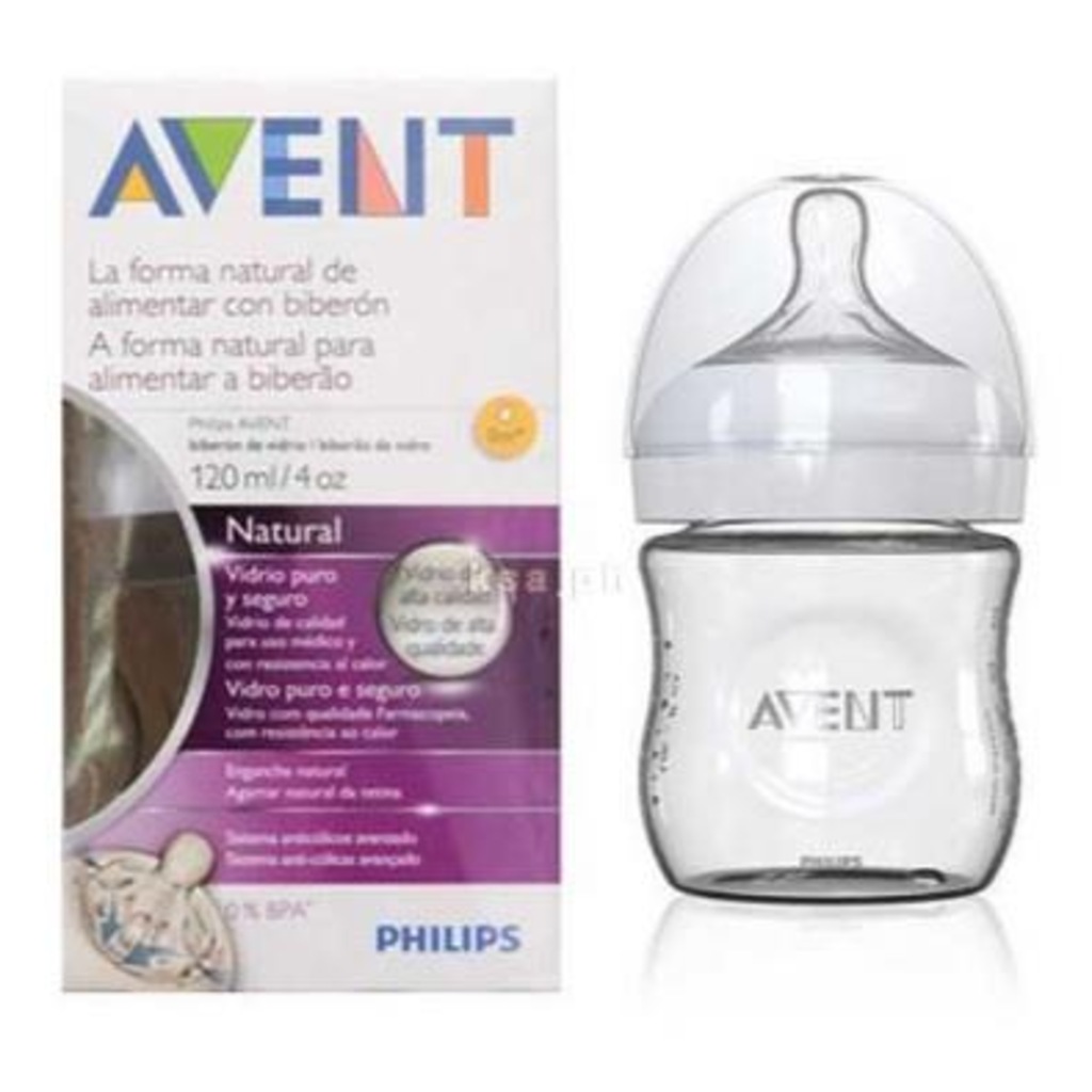 PHİLİPS AVENT NATURAL 120 ML CAM BİBERON skt -