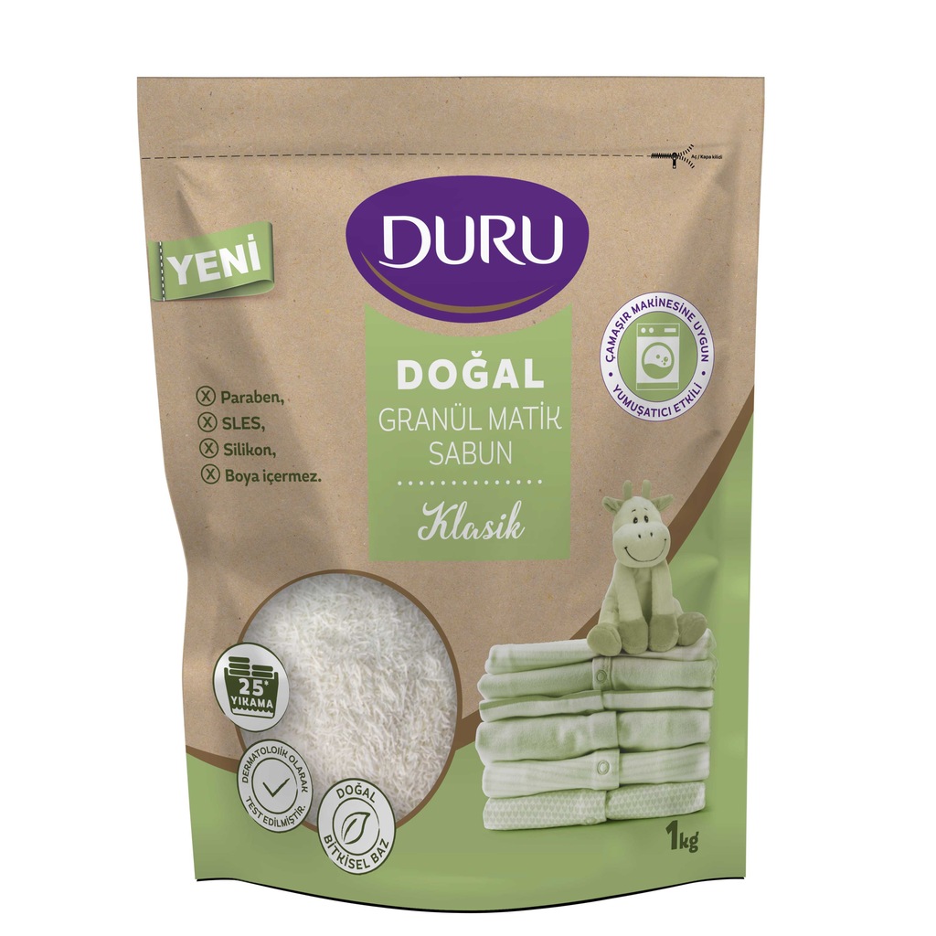 Duru Doğal Granül Matik Sabun 500gr Fiyatları ve Özellikleri