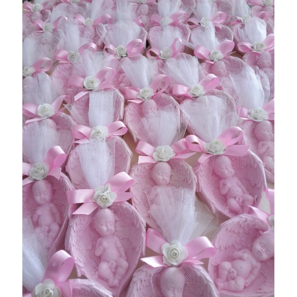 50 Adet Kokulu Taş Melek Kanatlı Bebekbebek Mevlüt Şekeri